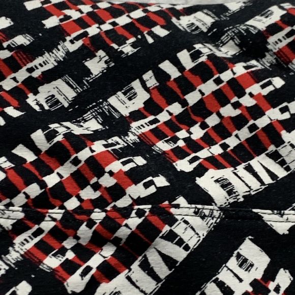 J Jill Skirt Adult Small Red Black Wearever Collection Pencil Skirt Smooth Fit - Picture 16 of 16